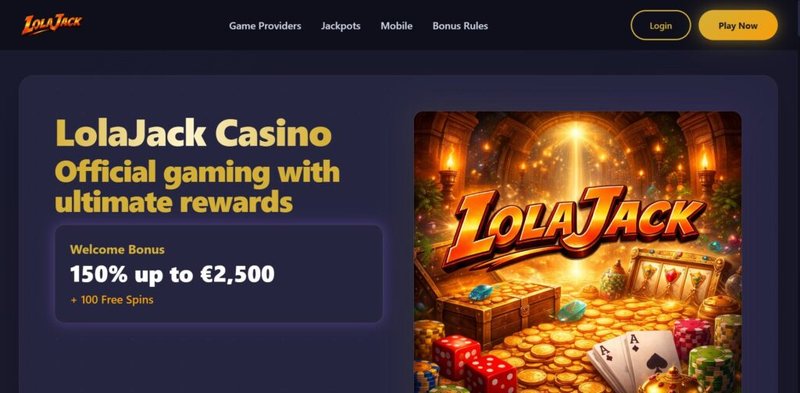 Lolajack casino login, lola jack